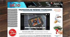 Desktop Screenshot of infracaleo.sk