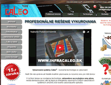 Tablet Screenshot of infracaleo.sk